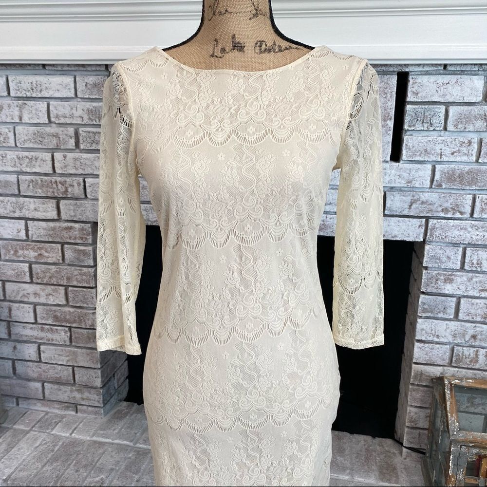 Urban Outfitters Lace Bodycon Dress‎ wedding Bachelorette size Medium